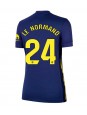 Atletico Madrid Robin Le Normand #24 Replika Borta Kläder Dam 2025-26 Kortärmad Atletico Madrid Robin Le Normand #24 Replika Borta Kläder Dam 2025-26 Kortärmad